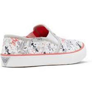 Columbia Women's Slack Water PFG Slip Boat Shoe Hula girl Slate Grey/Red Coral 8